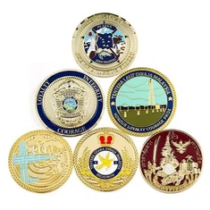 Minnesmerke Customized Maker Metal Stamping Custom Challenge Coin