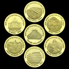 Shiny Gold Metal Game Token Coin